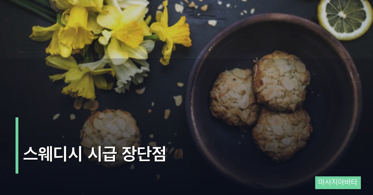 스웨디시 시급 장단점
